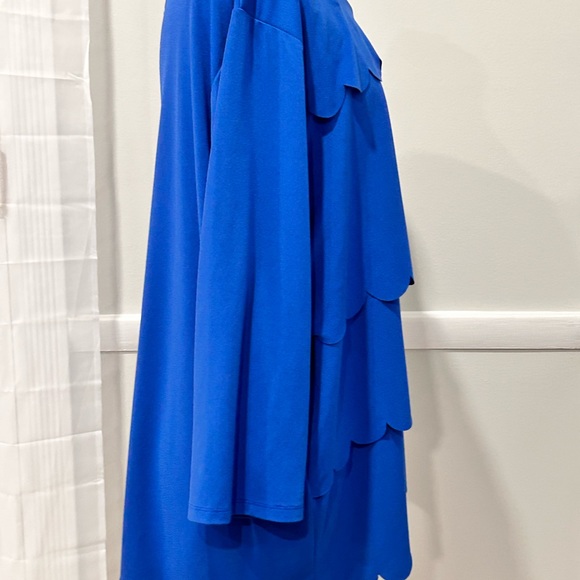 Talbots Women’s Blue Top,Plus  Size 3X Long Sleeve Blouse, Special Occasion - Picture 3 of 6